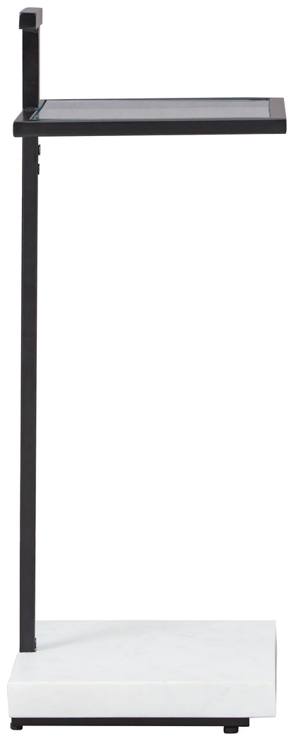Mannill - Accent Table - Black / White