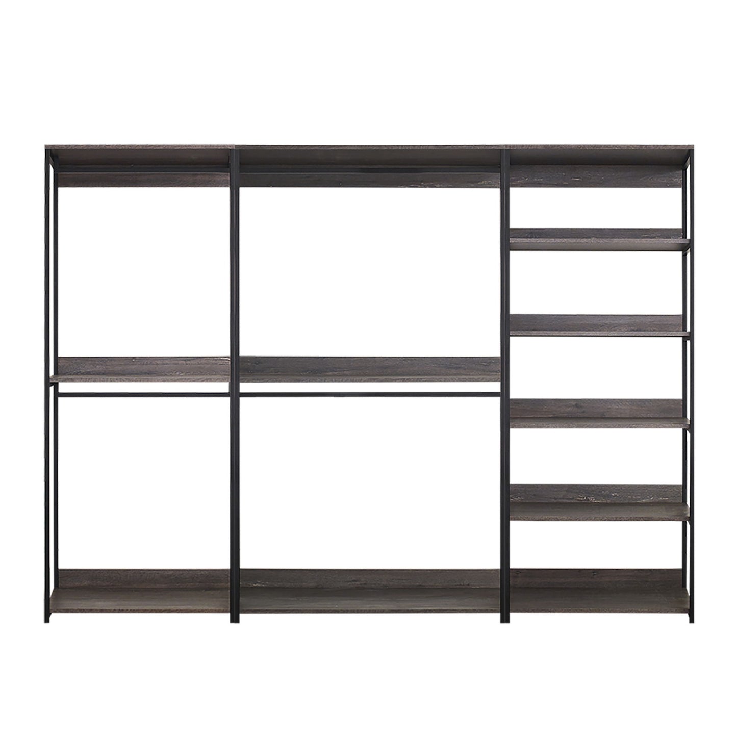 Monica - Walk-In Closet System With Spacious Drawer - Gray
