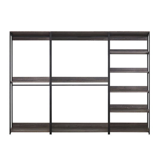 Monica - Walk-In Closet System With Spacious Drawer - Gray