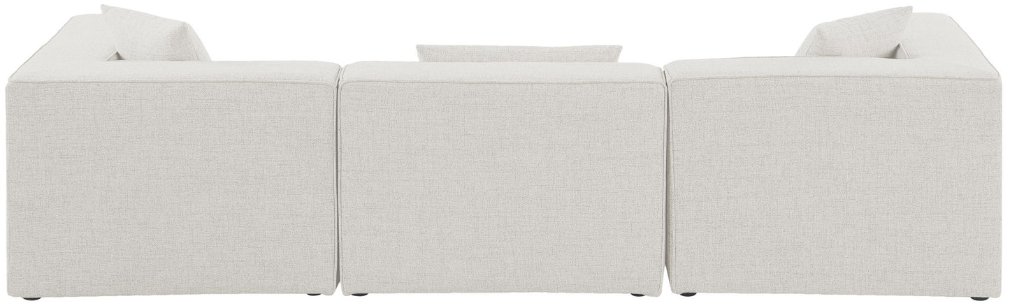 Cube - Linen Modular 3 Seat Sofa