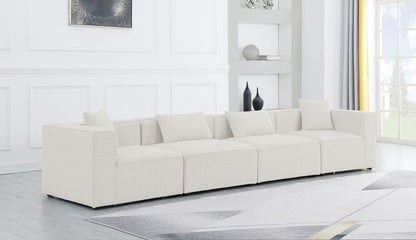Cube - Linen Modular 4 Seat Sofa