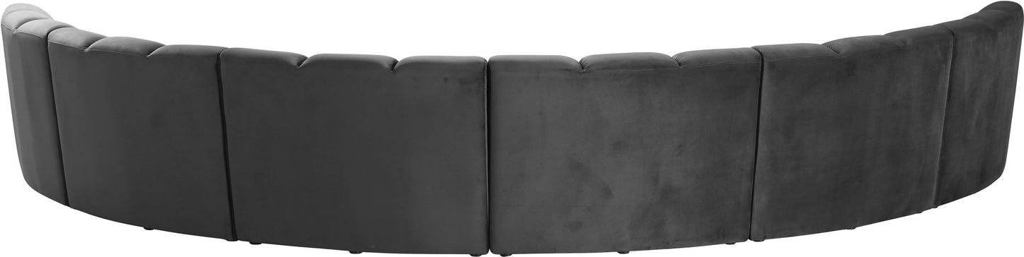Infinity - 6 Piece Velvet Modular Sectional