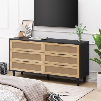 6 Drawer Storage Modern Cabinet For Bedroom