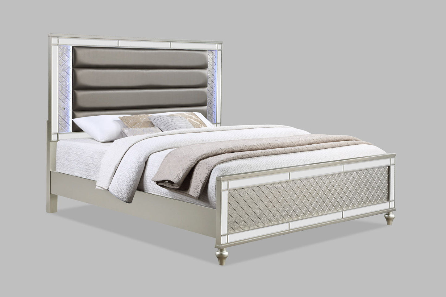 Cristian - Queen 4 Piece Bedroom Set - Champagne