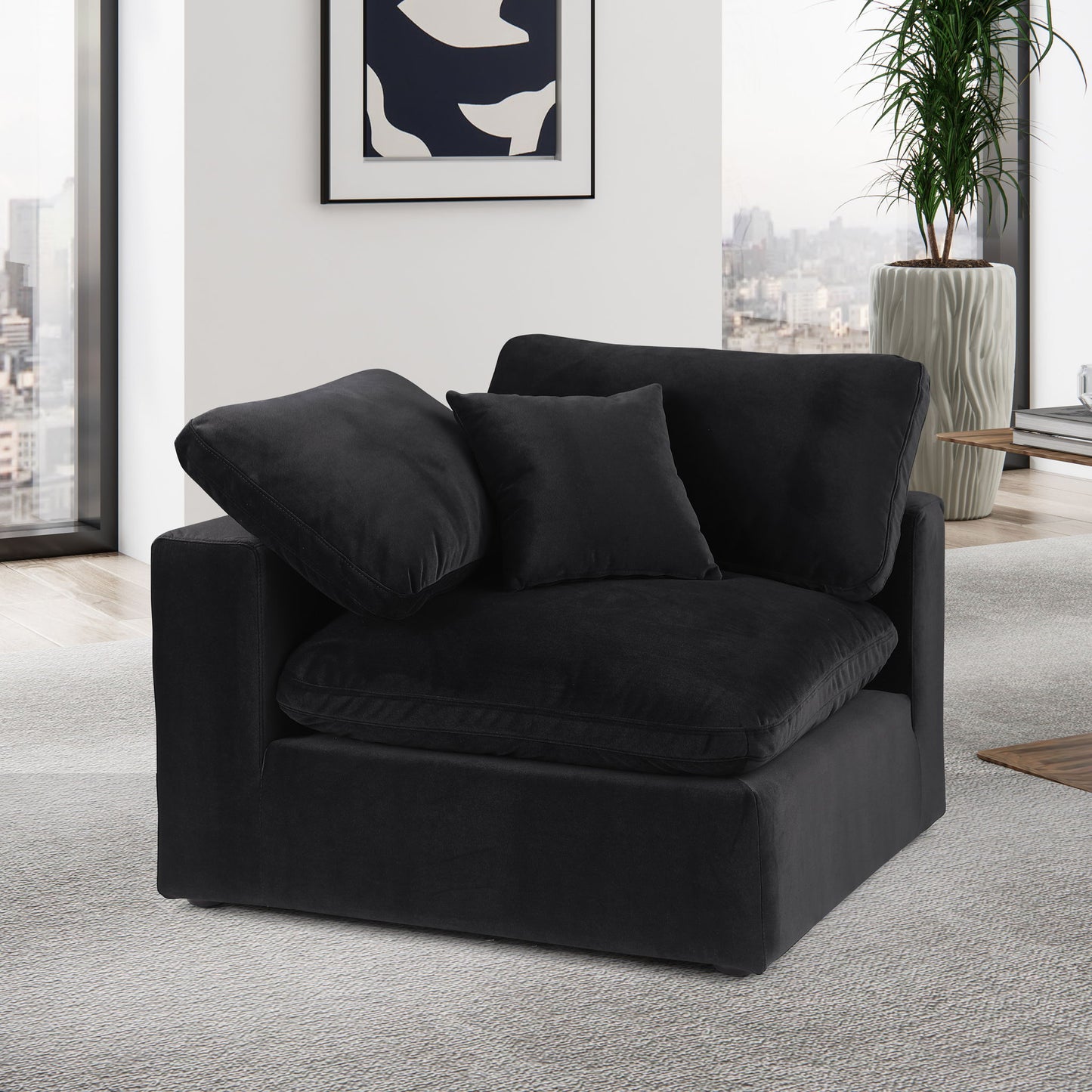 Comfy - Velvet Corner Chair