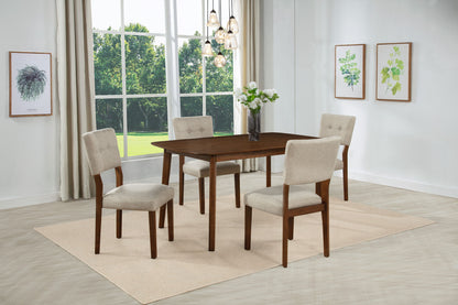 Gregory - Side Chair (Set of 2) - Beige / Brown