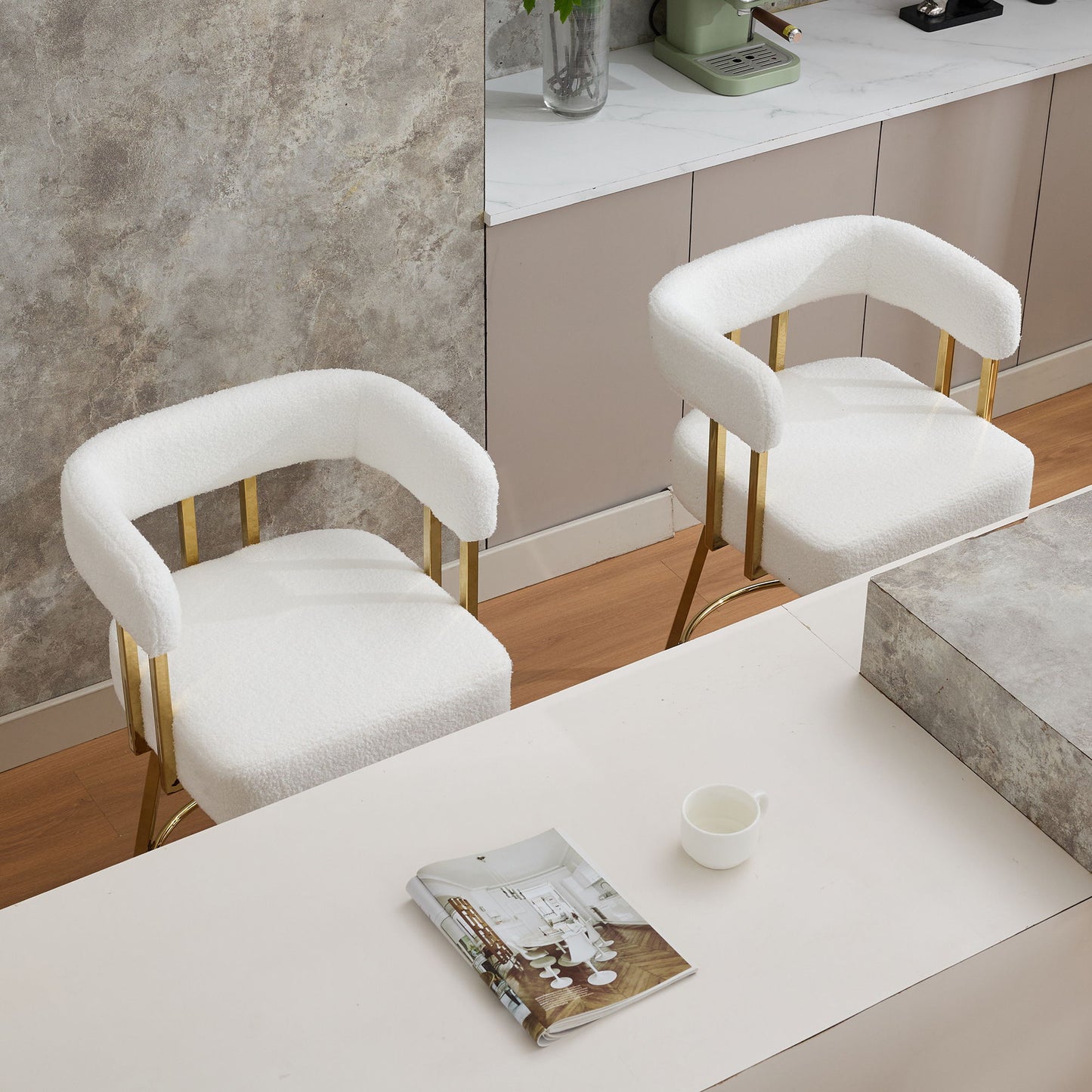 Decorative Upholstered Side Chair For Living Room (Set of 2)