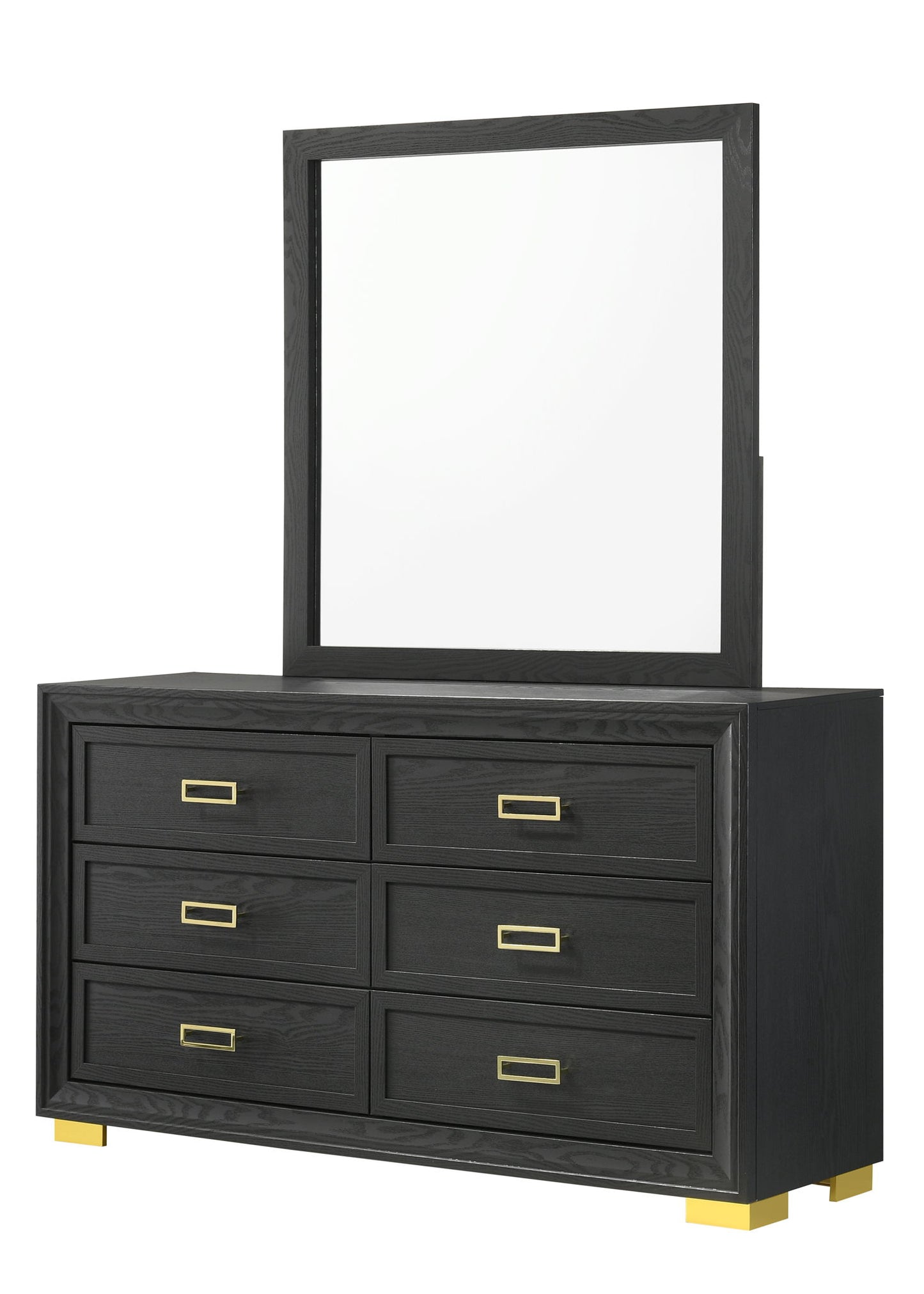 Pepe - Dresser & Mirror - Black