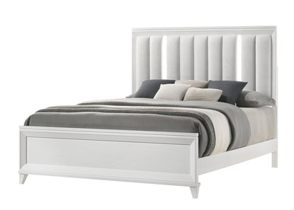 Cressida - King 5 Piece Bedroom Set - White