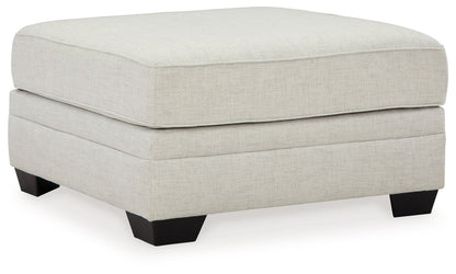 Huntsworth - Oversized Accent Ottoman - Dove Gray