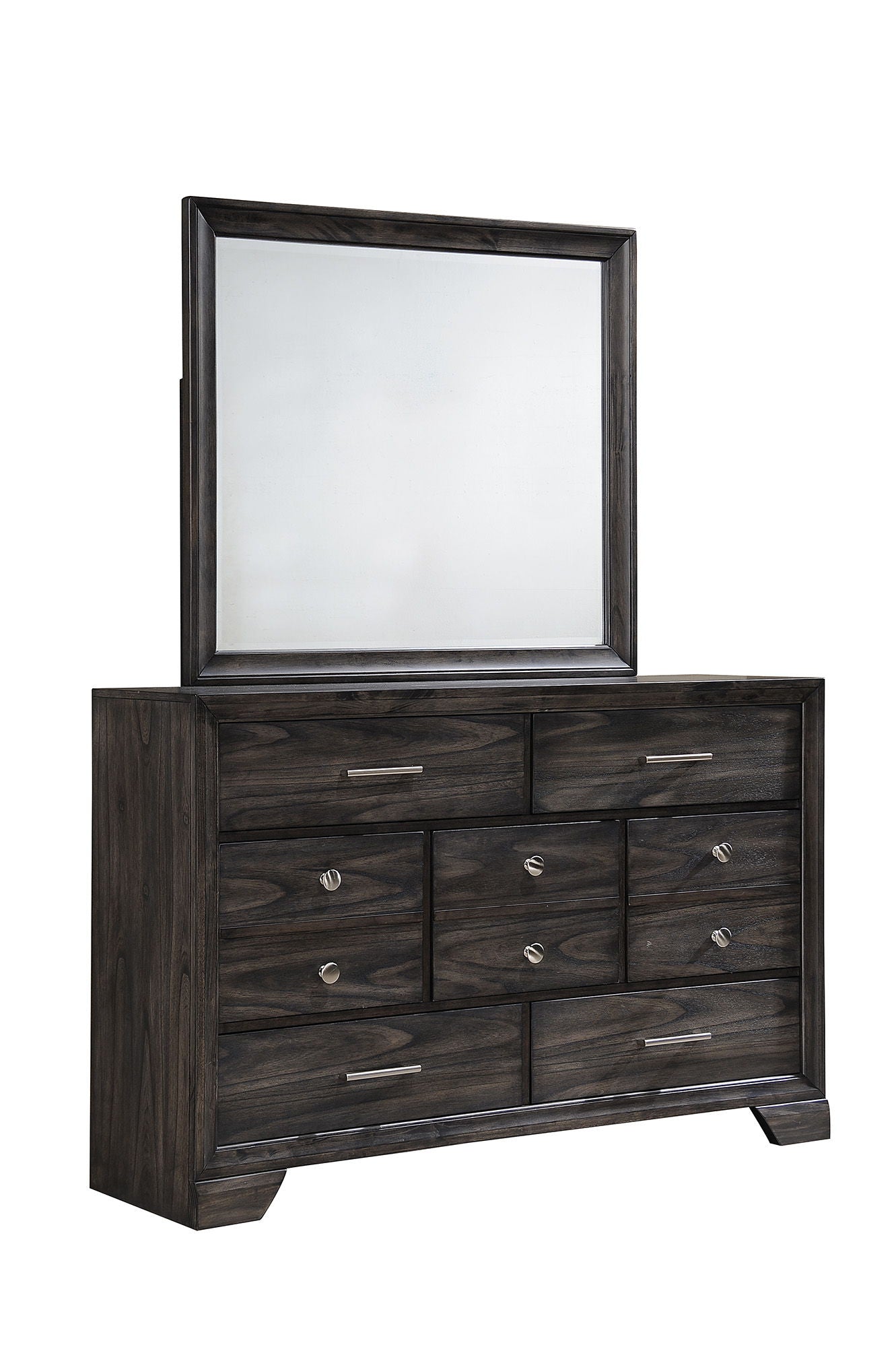 Jaymes - Dresser & Mirror - Gray