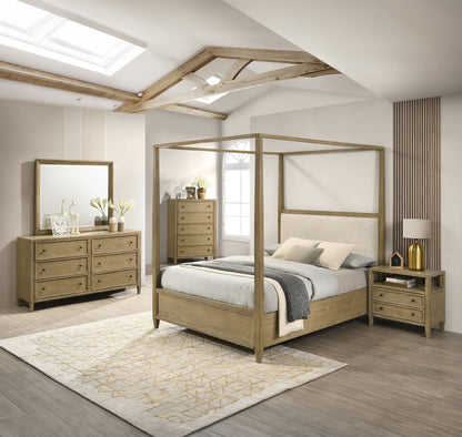 Sienna - Queen 4 Piece Bedroom Set - Ash