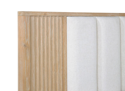 Kara - King 4 Piece Bedroom Set - Cerused Natural