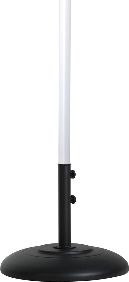 Amalfi - Patio Umbrella - Black Base / White Pole