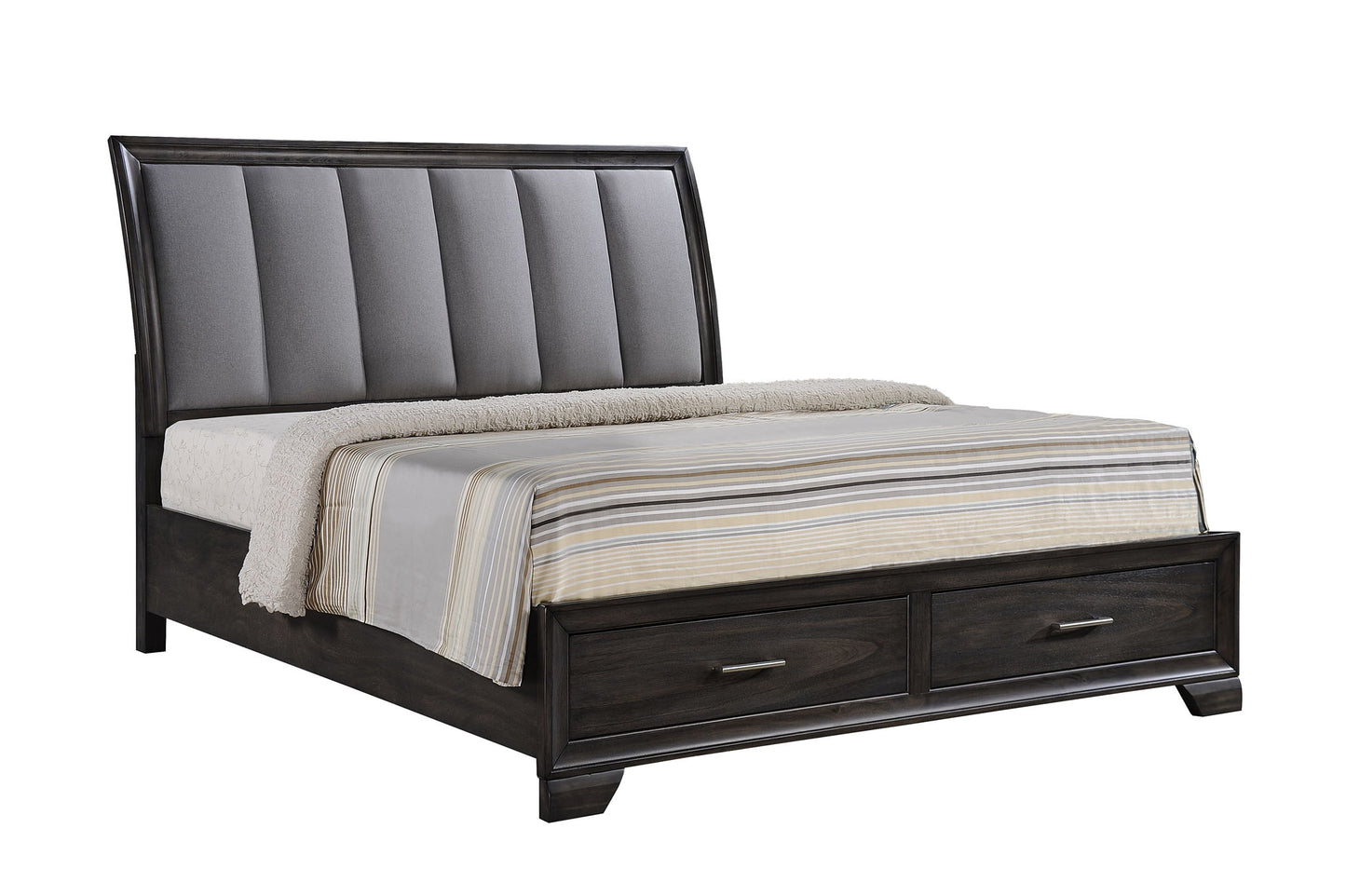 Jaymes - Queen 4 Piece Bedroom Set - Gray