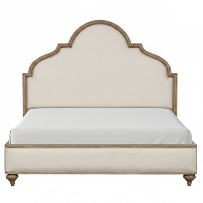 3 Piece Bed Set With 2 Nightstands, Upholstered Headboard, USB Ports