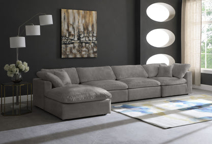 Cozy - 5 Piece Modular Sectional With Chaise