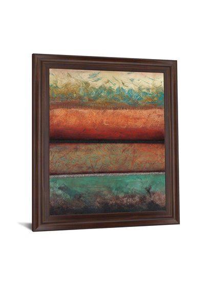 Terracotta Ember - 28" x 34" Framed Wall Art