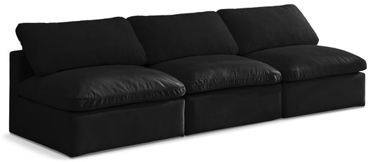 Plush - Modular Armless 3 Seat Sofa