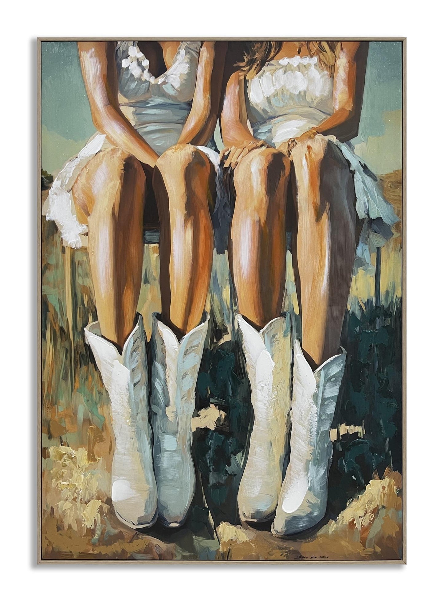 Summer Companions - 28" x 40" Framed Wall Art