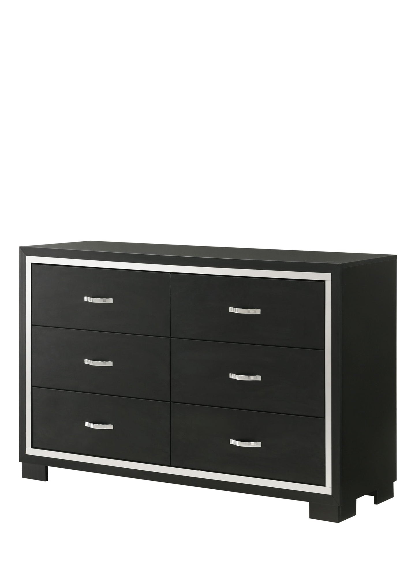 Gennro - Dresser & Mirror - Black