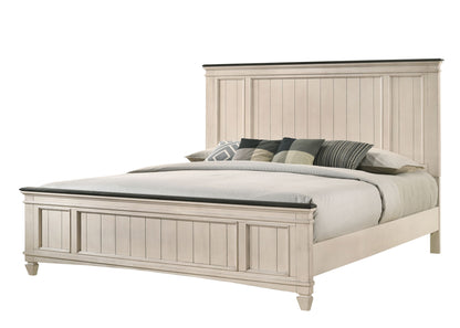 Sawyer - King 4 Piece Bedroom Set - Antique White