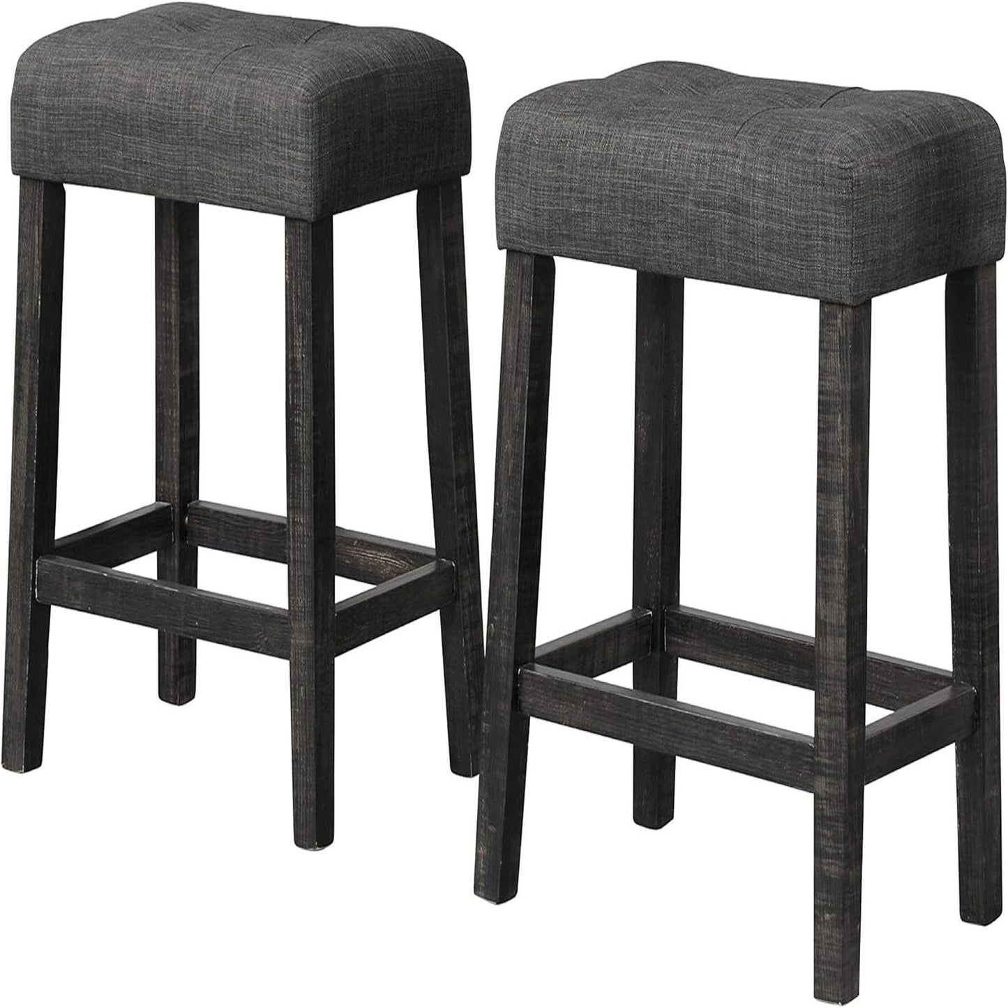 Transitional Backless Counter Stool (Set of 2)