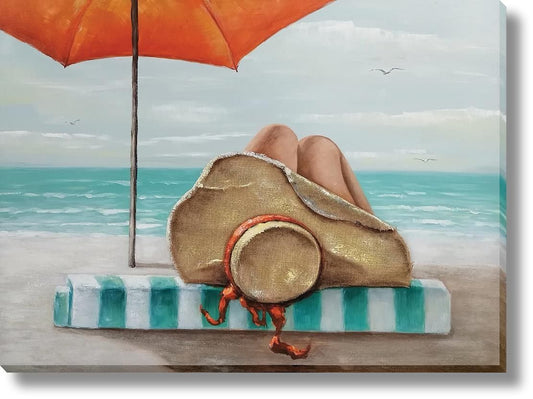 Sunlit Rest - 36" x 48" Framed Wall Art