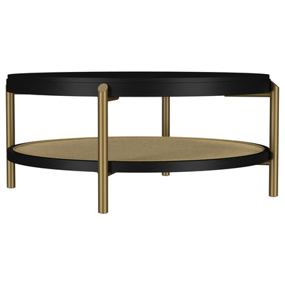 Benson - Round Table With Storage Shelf