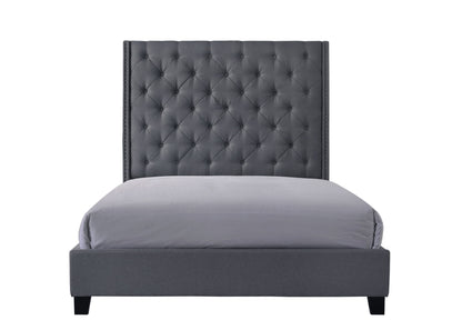 Chantilly - King Upholstered Bed - Gray