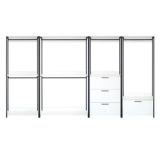 Fiona - Walk-In Closet System, Freestanding - White