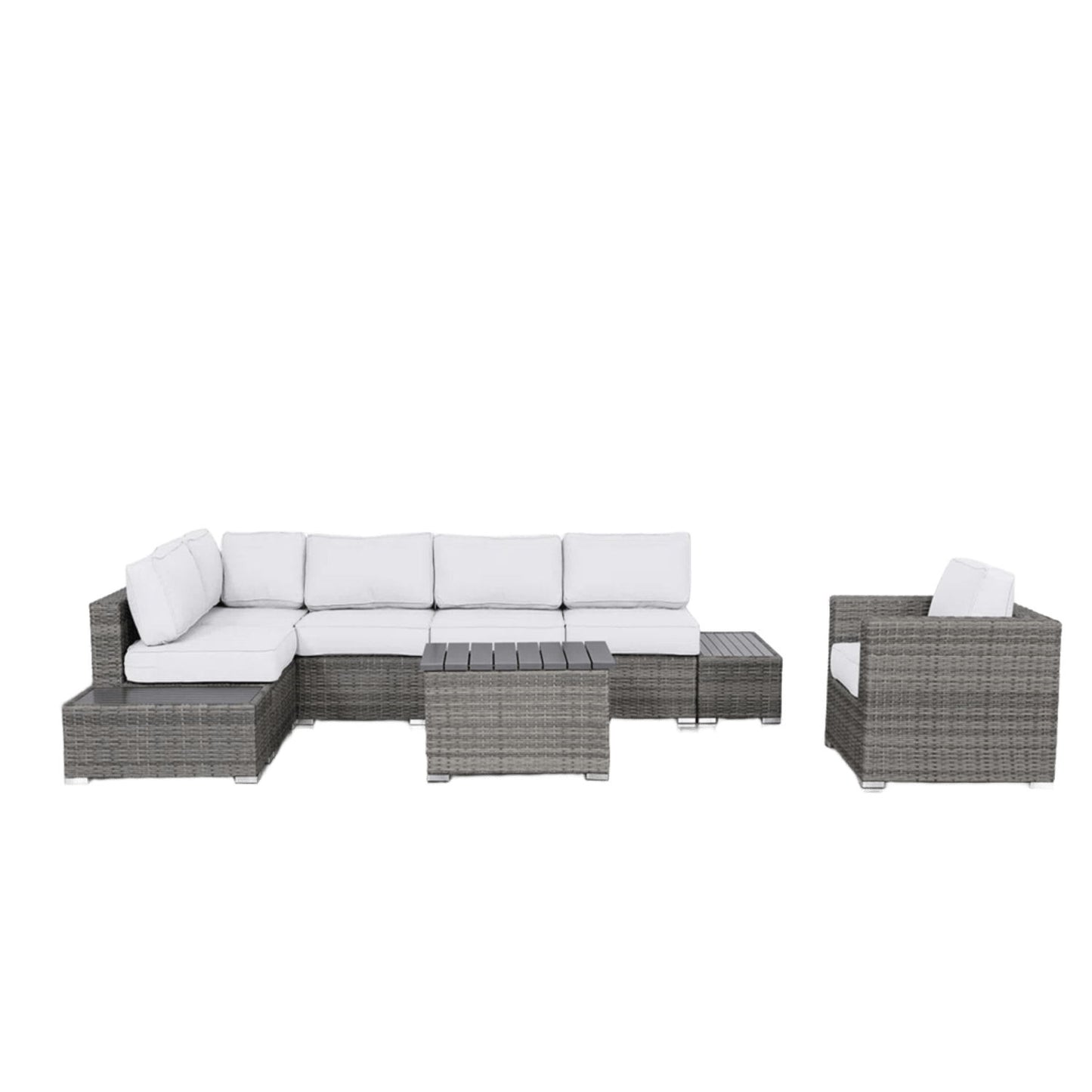 Stylish Entertainment Sectional Set, Outdoor Living