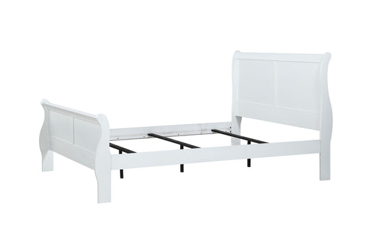 Louis Philip - California King Bed - White