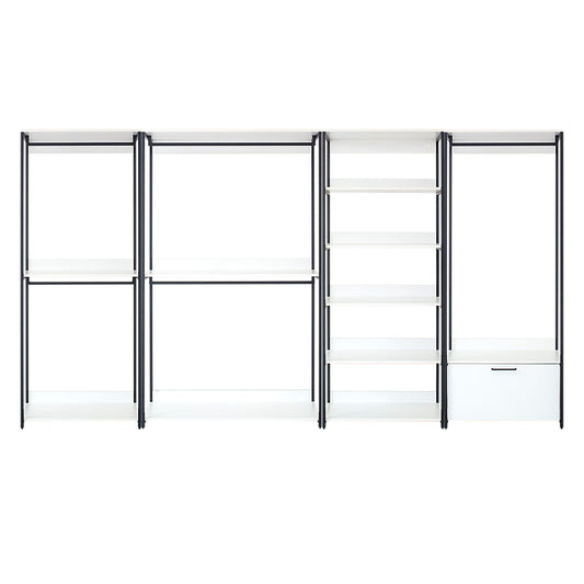 Fiona - Freestanding Walk-In Closet System - White