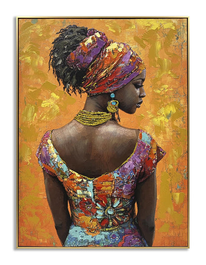 Sunlit Elegance - 30" x 40" Framed Wall Art