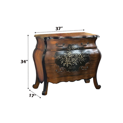 Roma - 37" Chest - Oak & Antique Black