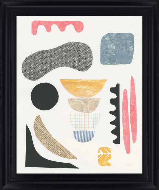 Playful Shapes - 28" x 34" Framed Wall Art