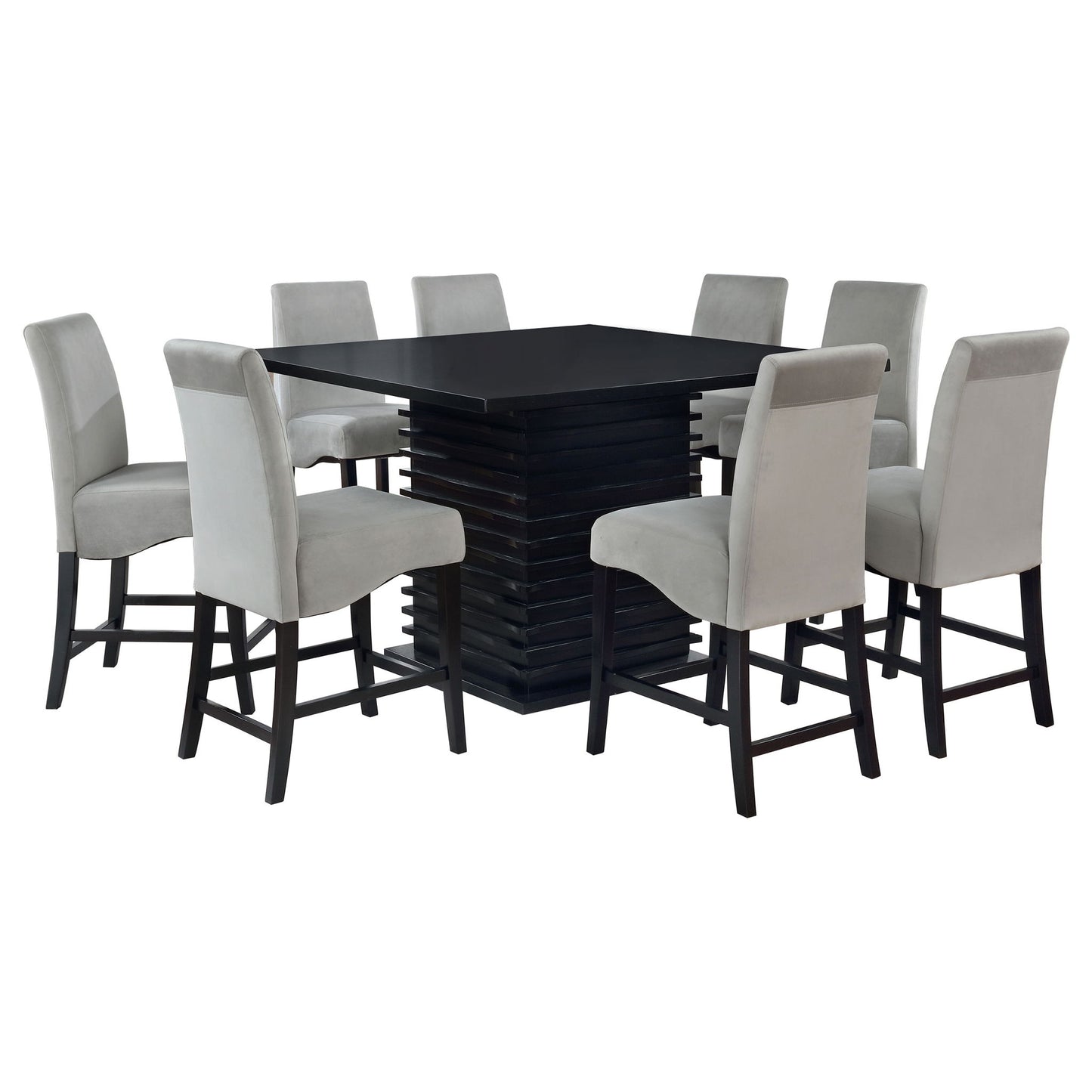 Giannis - 9 Piece Dining Set - Black