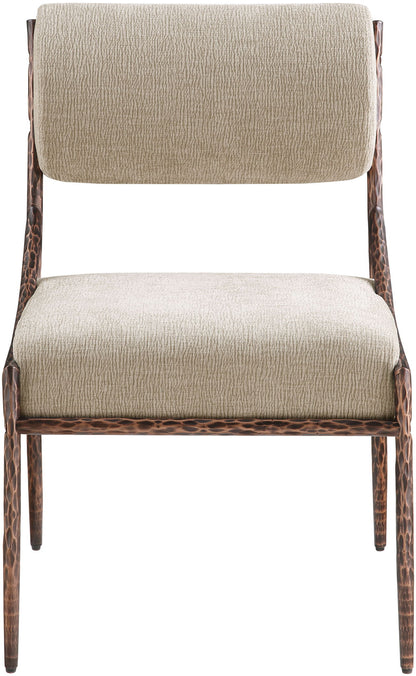 Bastille - Upholstered Dining Side Chair (Set of 2) - Bronze Frame