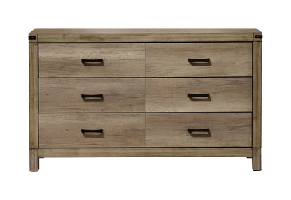 Matteo - Dresser & Mirror - Brown