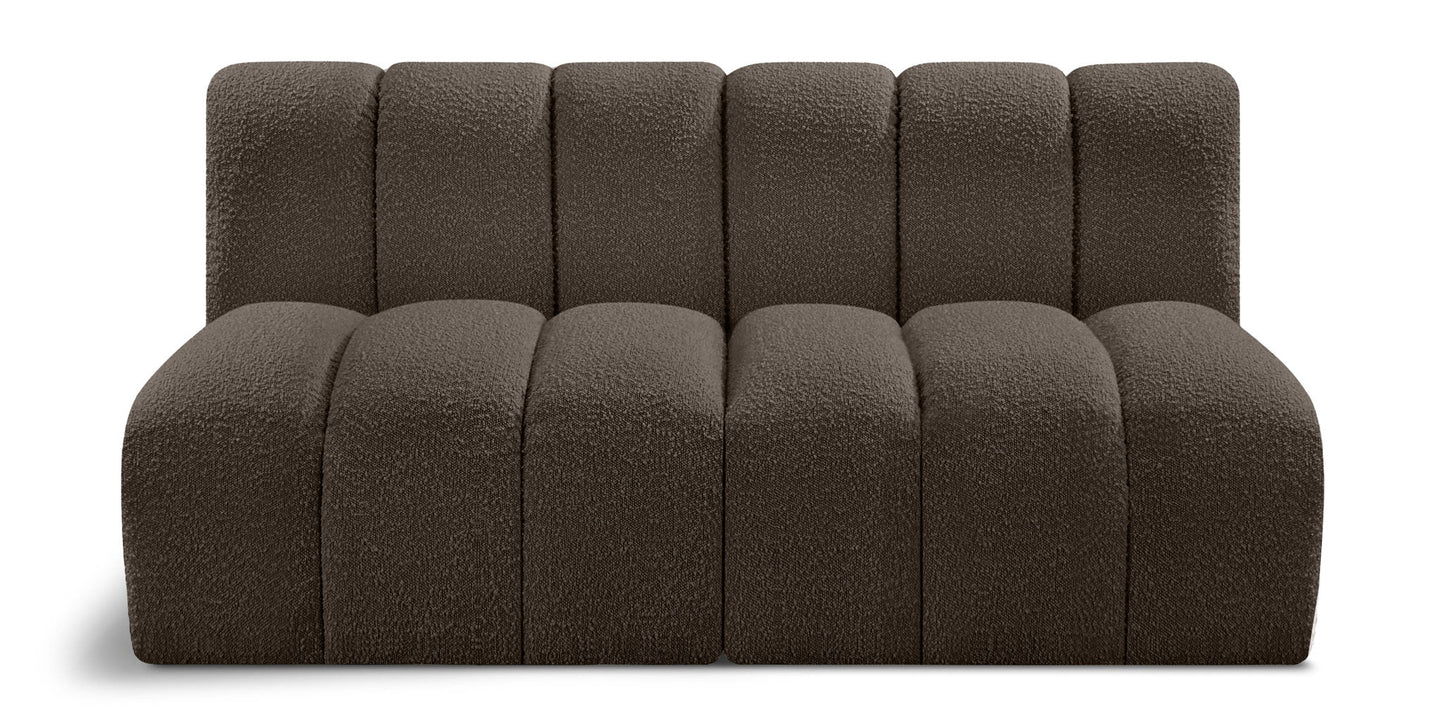 Arc - Boucle Fabric 2 Seats Modular Sofa