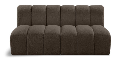 Arc - Boucle Fabric 2 Seats Modular Sofa