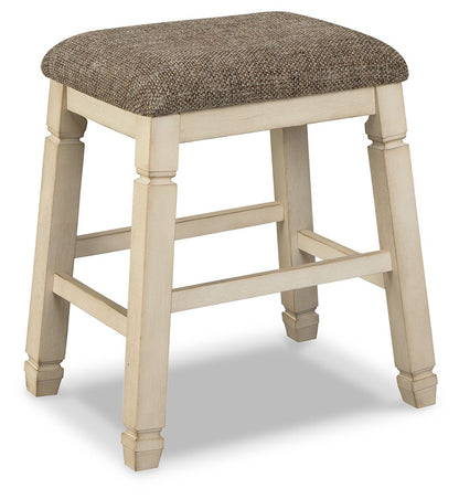 Bolanburg - Upholstered Stool (Set of 2) - Beige