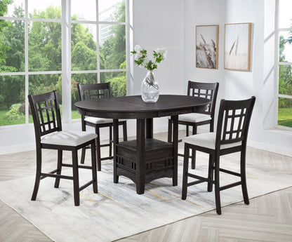 Hartwell - Counter Height Chair (Set of 2) - Charcoal Black