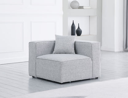 Cube - Linen Corner Chair
