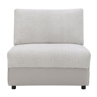 Tarrance - Modular Armless Chair - Gray