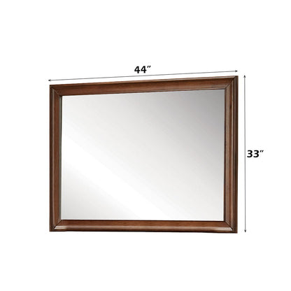 Konane - Mirror - Brown Cherry