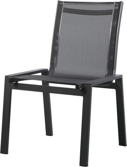 Nizuc - Outdoor Patio Dining Chair With Gray Frame (Set of 2)