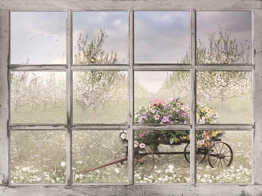 Colorful Spring Blossoms By Lori Deiter - Gray