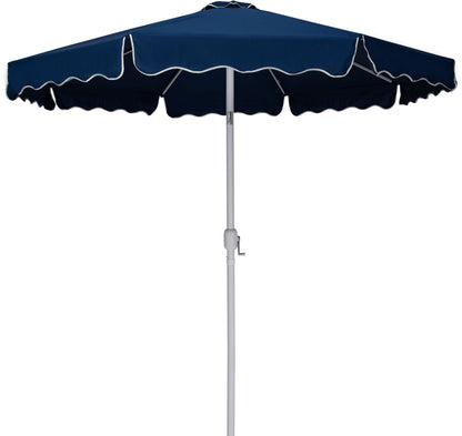 Amalfi - Patio Umbrella - Black Base / White Pole